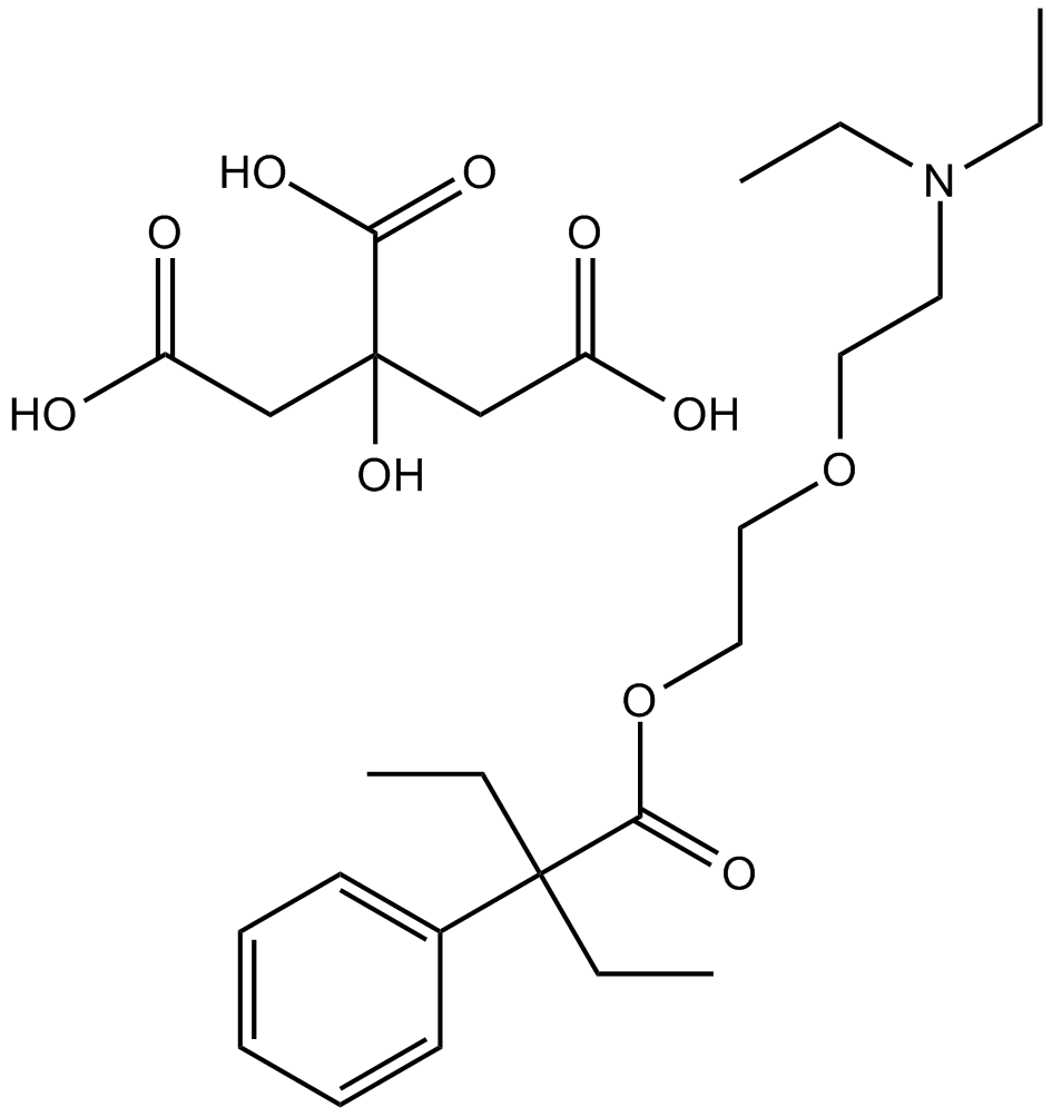 Oxeladin Citrate 化学構造