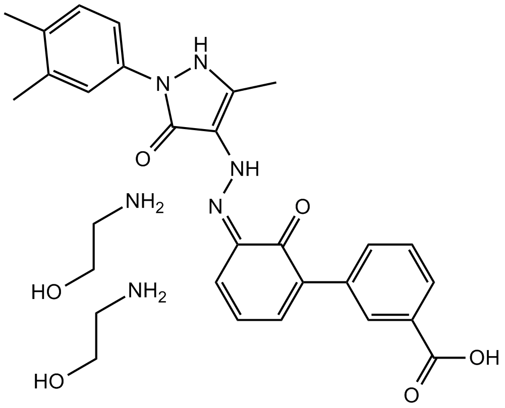 Eltrombopag Olamine  Chemical Structure