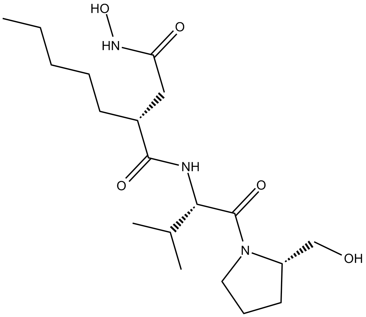 Actinonin  Chemical Structure