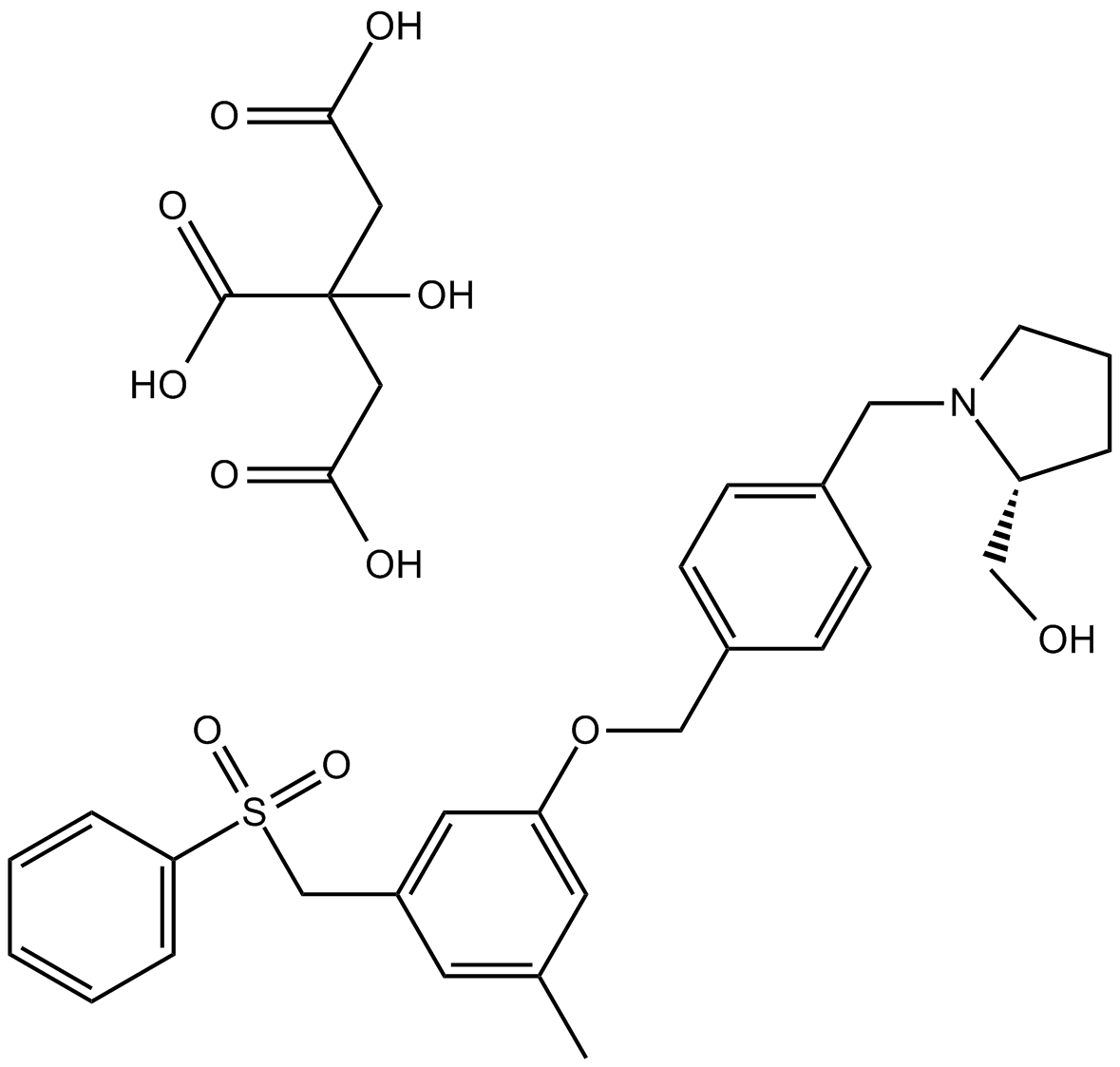 PF-543 Citrate  Chemical Structure