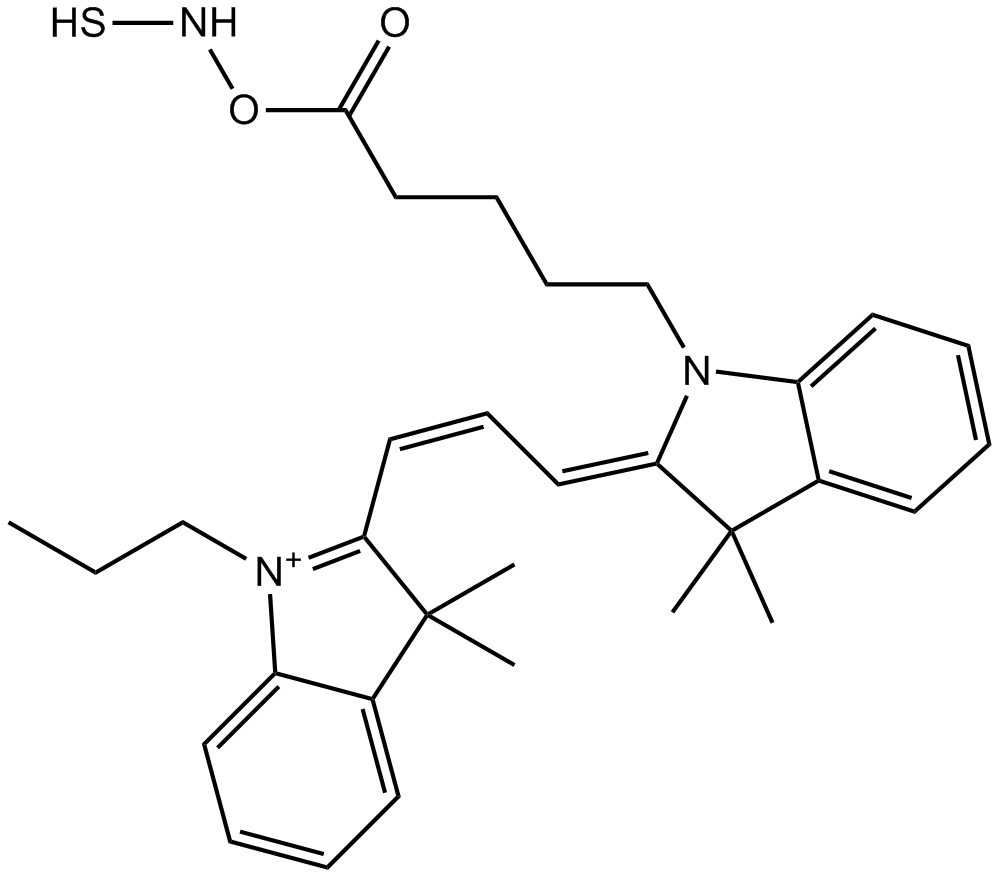 Cy3 NHS ester for 2D electrophoresis  Chemical Structure