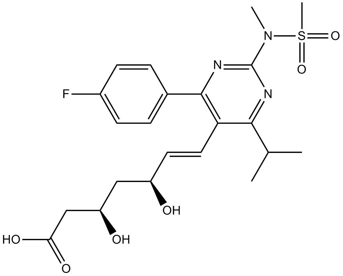 Rosuvastatin التركيب الكيميائي