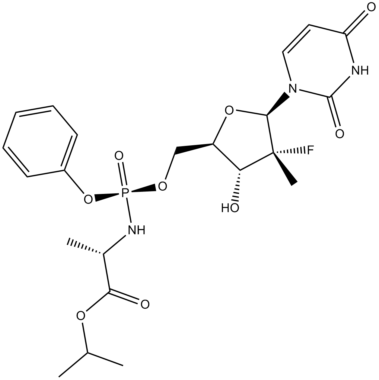 PSI-7977  Chemical Structure