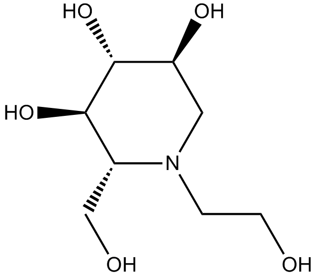 Miglitol  Chemical Structure