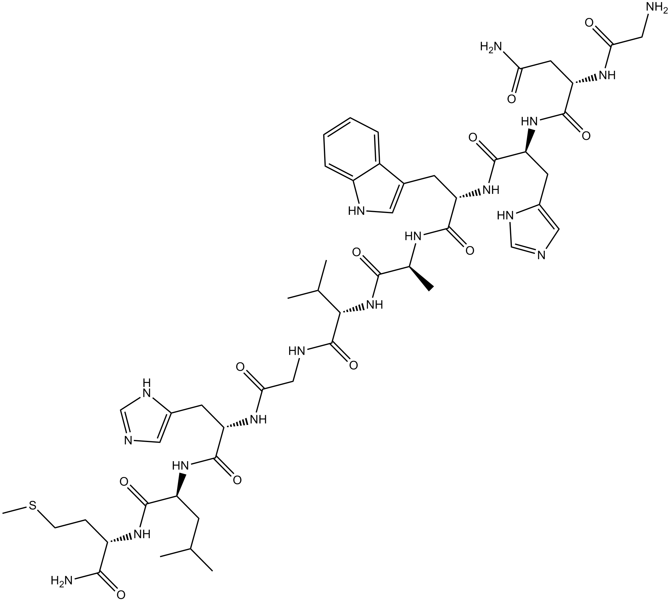 Neuromedin C (porcine) Chemische Struktur