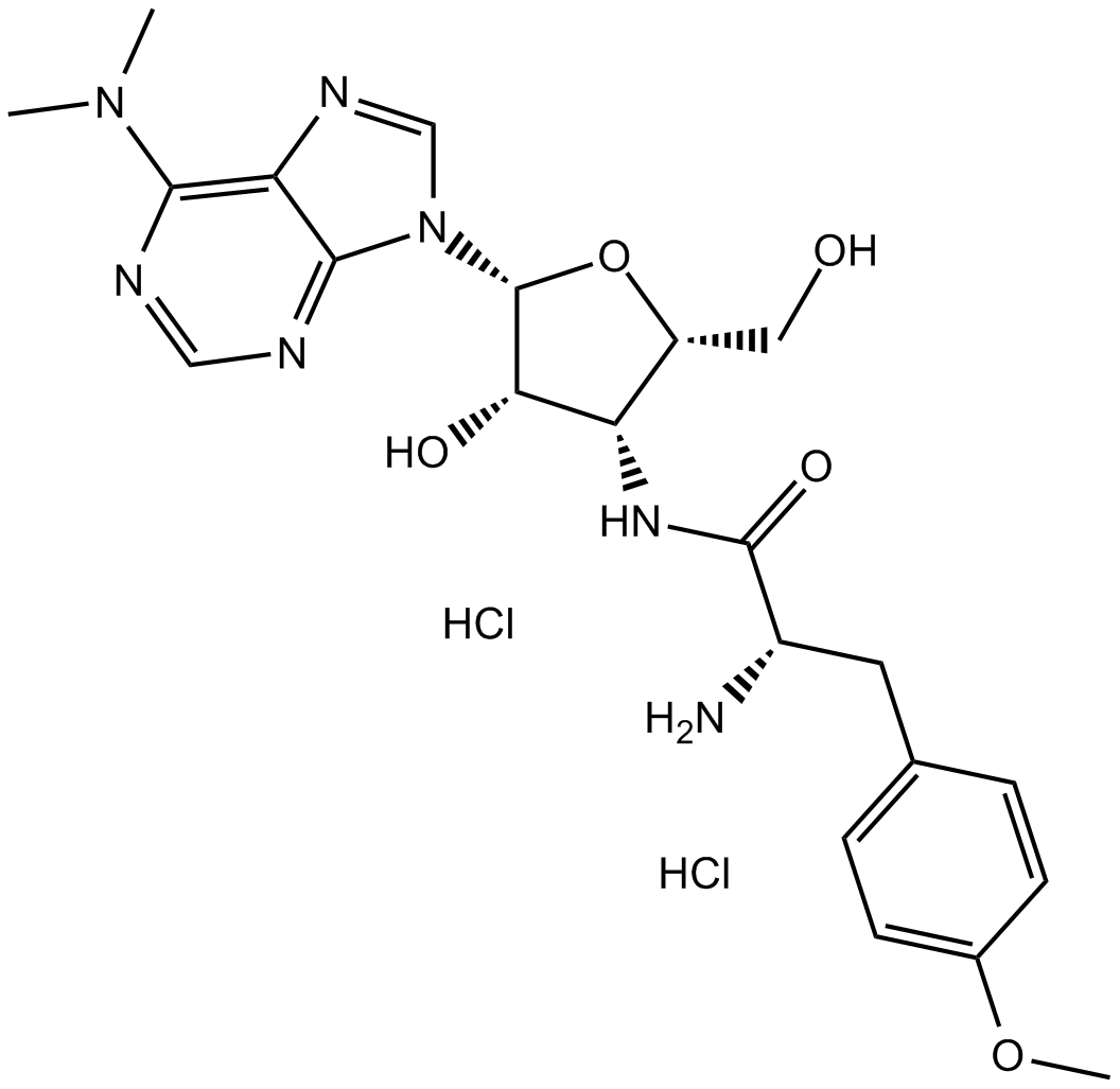 Puromycin dihydrochloride Chemical Structure