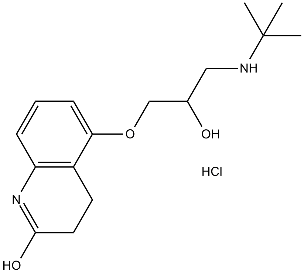 Carteolol HCl Chemische Struktur