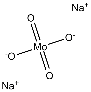 Sodium molybdate 化学構造