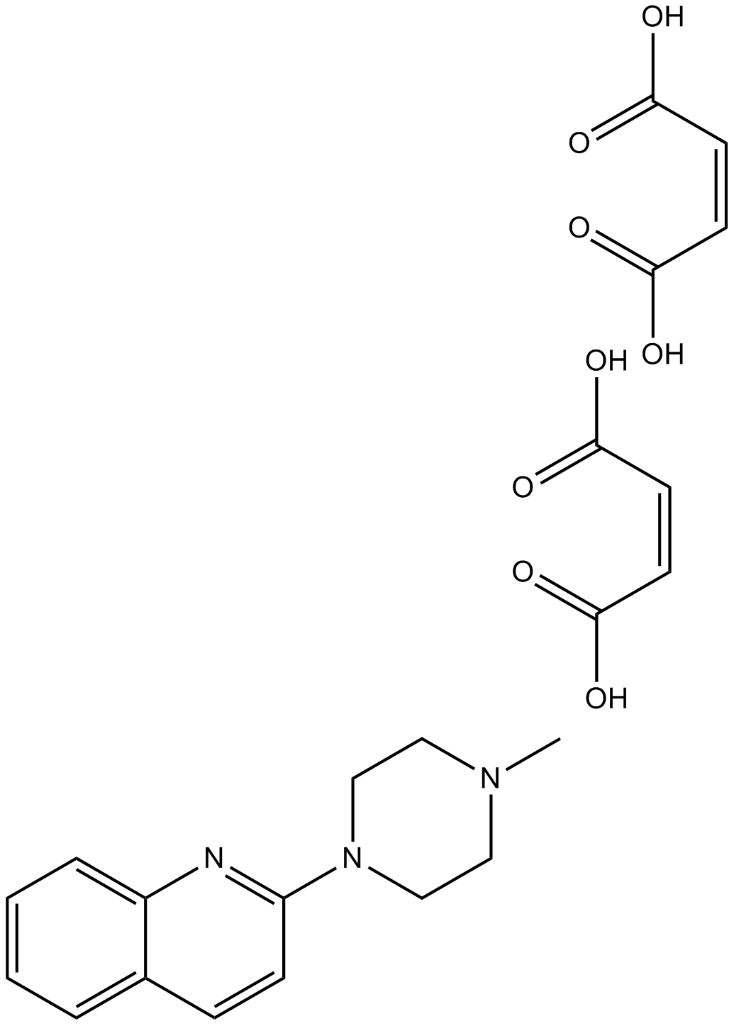 N-Methylquipazine dimaleate Chemische Struktur