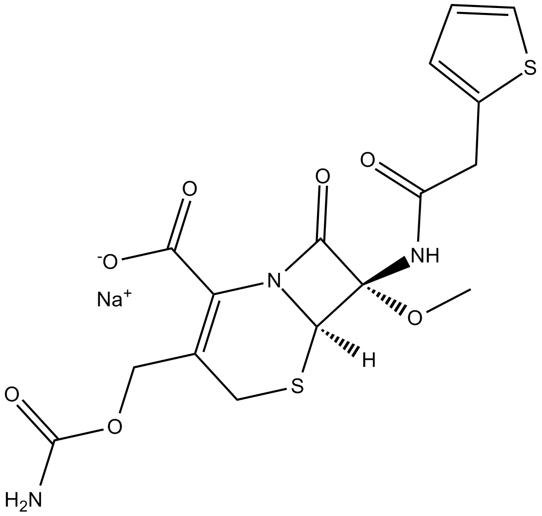 Cefoxitin (sodium salt)  Chemical Structure