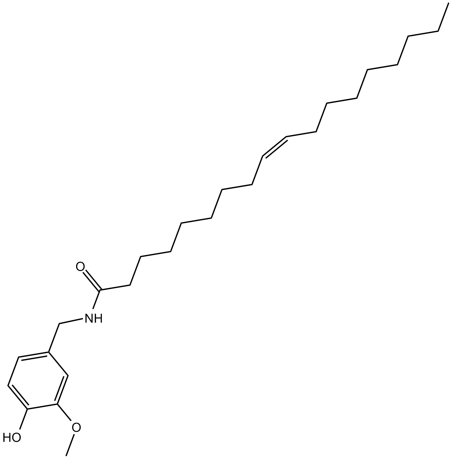 Olvanil 化学構造