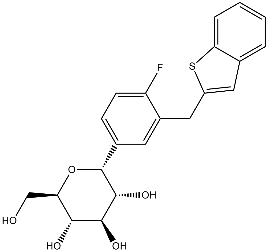 Ipragliflozin 化学構造