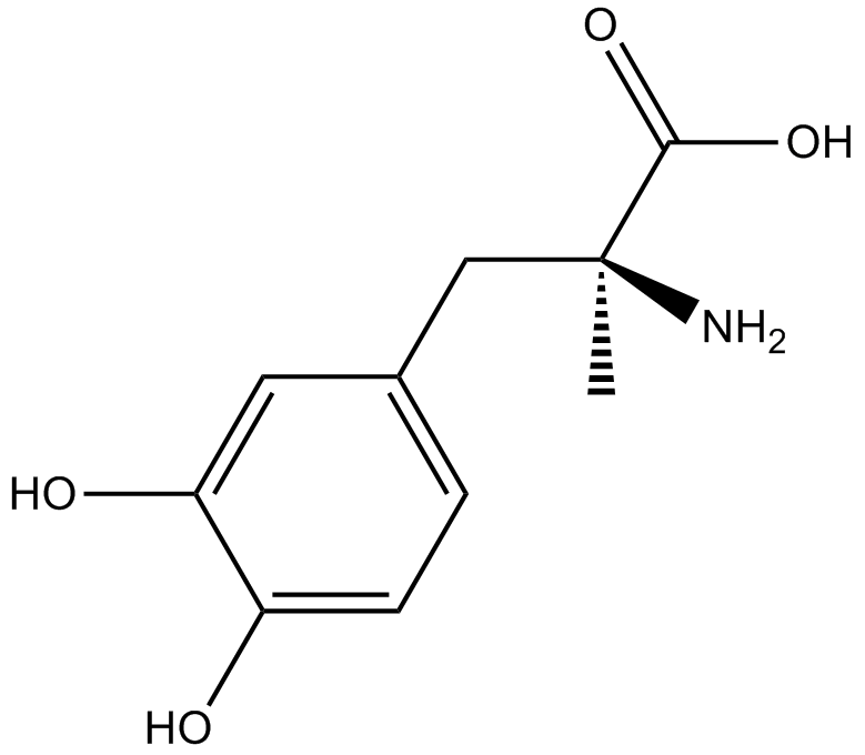 Methyldopa Chemische Struktur