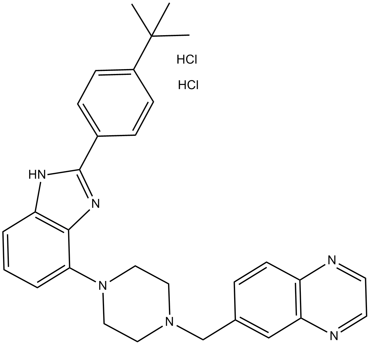 WAY 207024 dihydrochloride التركيب الكيميائي