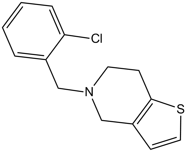 Ticlopidine Chemical Structure