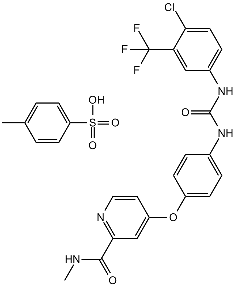 Sorafenib Tosylate التركيب الكيميائي