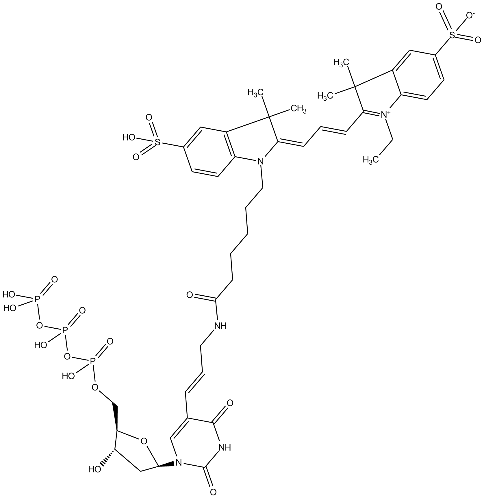 Cy3-dUTP  Chemical Structure