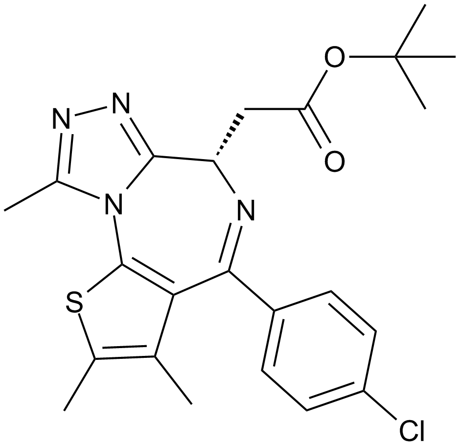 Bromodomain Inhibitor, (+)-JQ1  Chemical Structure