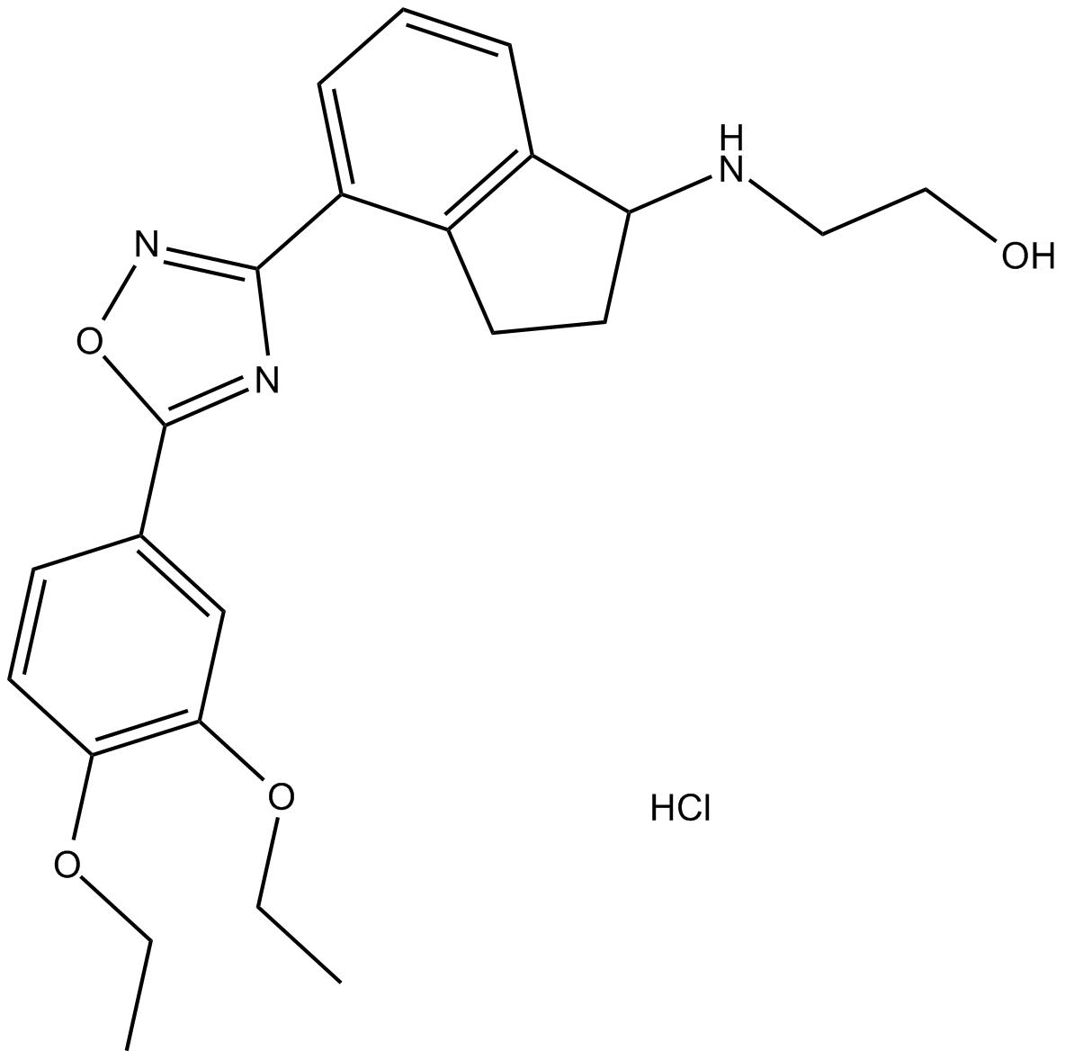 CYM 5442 hydrochloride Chemische Struktur