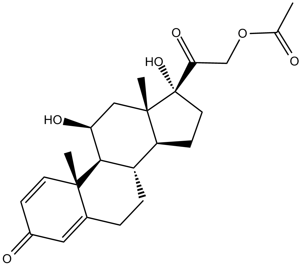 Prednisolone Acetate Chemical Structure