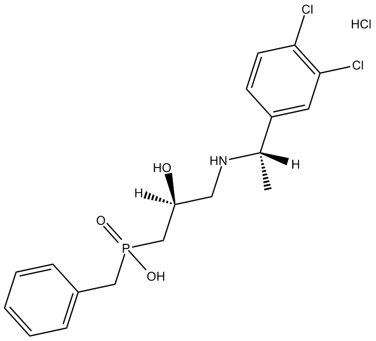 CGP 55845 hydrochloride 化学構造