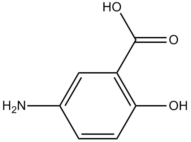 Mesalamine Chemische Struktur