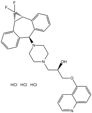LY335979 (Zosuquidar 3HCL) التركيب الكيميائي