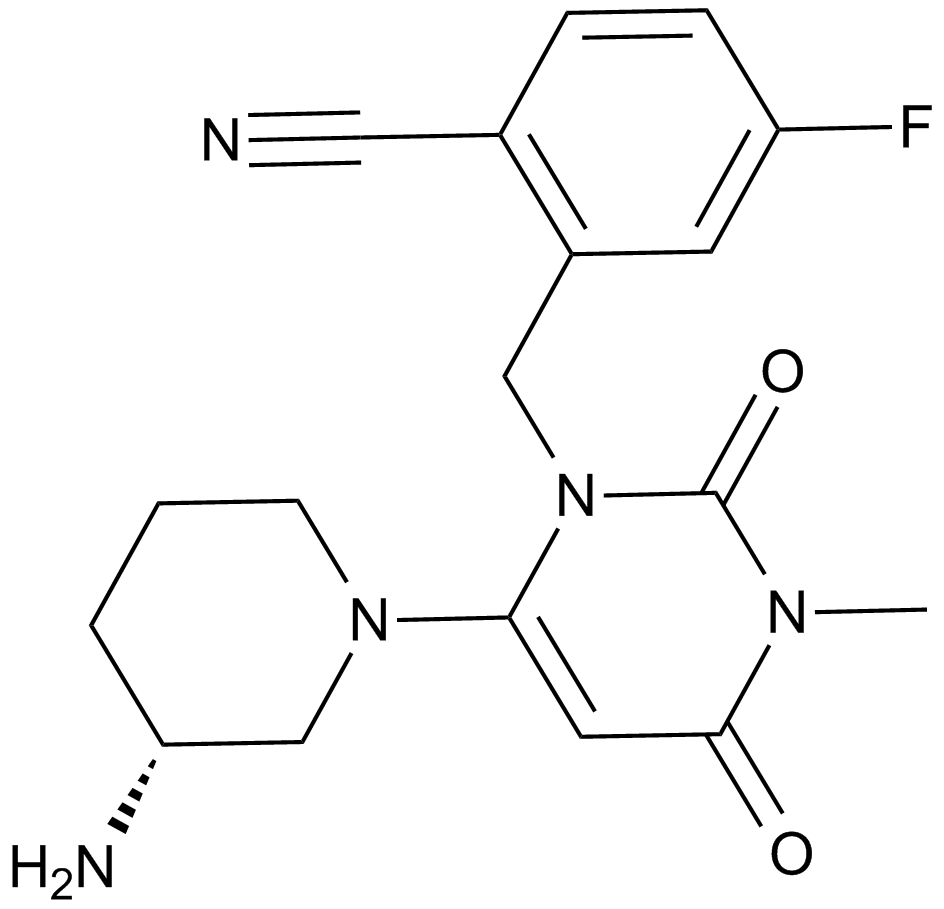Trelagliptin 化学構造