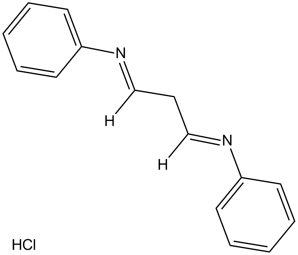 Malonaldehyde Dianilide Hydrochloride Chemical Structure