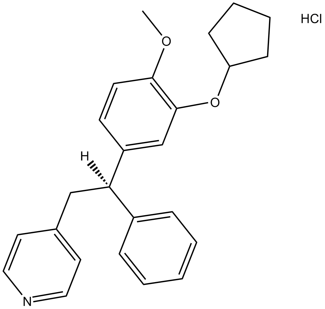 CDP 840 hydrochloride  Chemical Structure