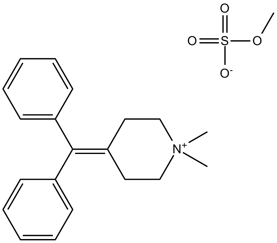 Diphemanil Methylsulfate  Chemical Structure