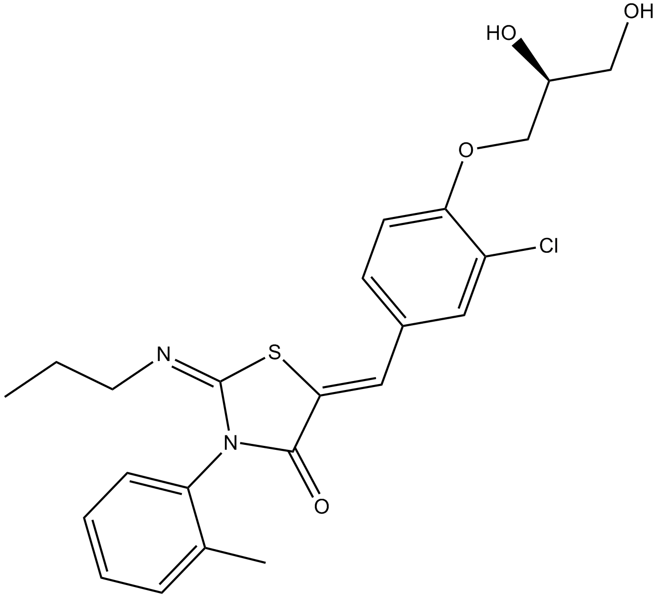 Ponesimod  Chemical Structure