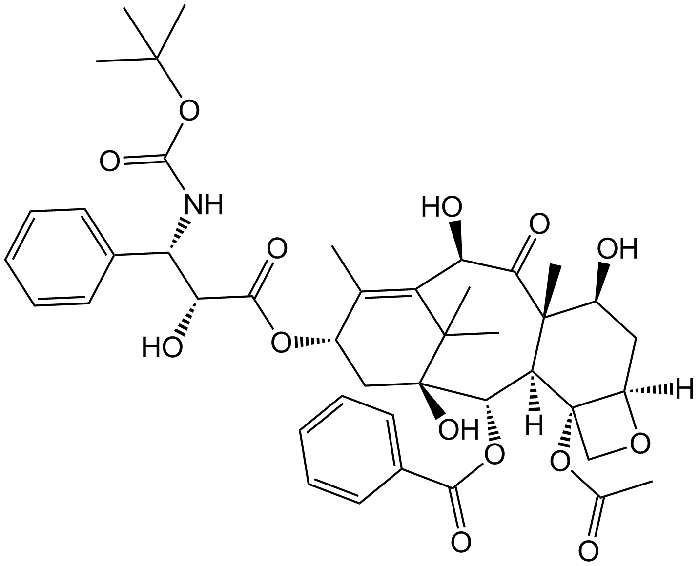 Docetaxel  Chemical Structure