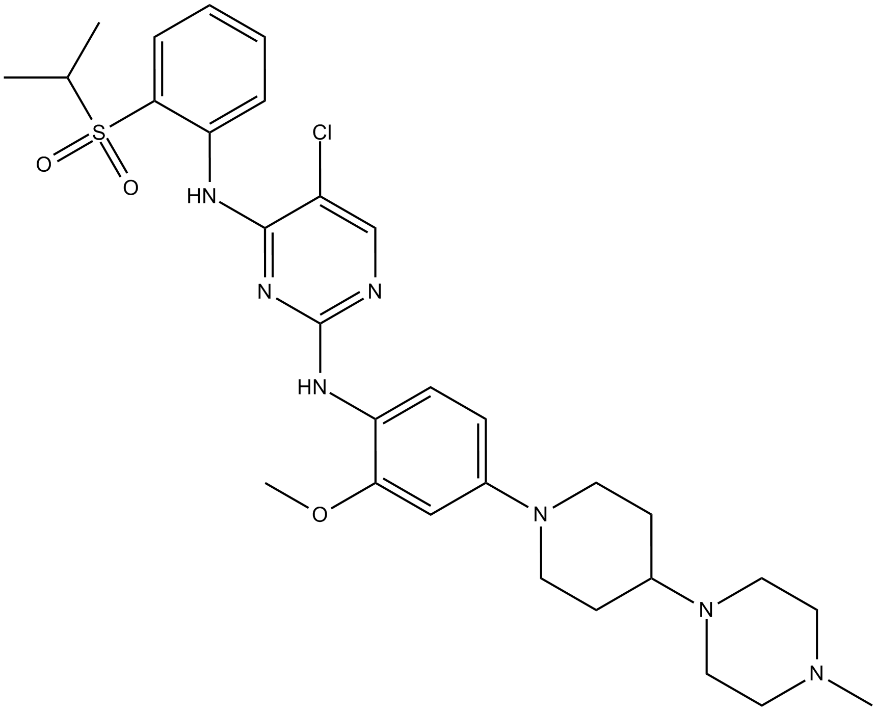 TAE684 (NVP-TAE684) Chemische Struktur