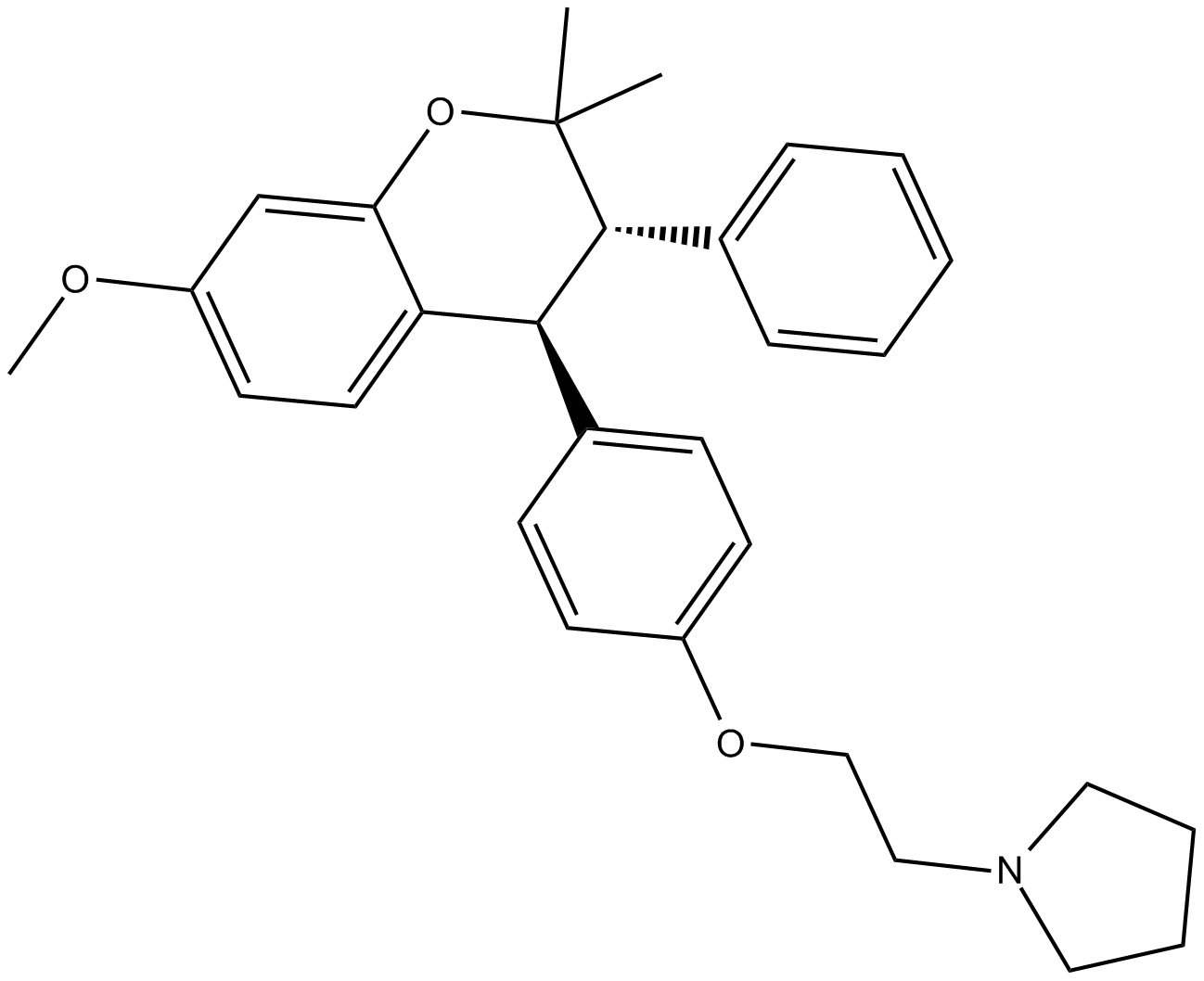 Ormeloxifene 化学構造