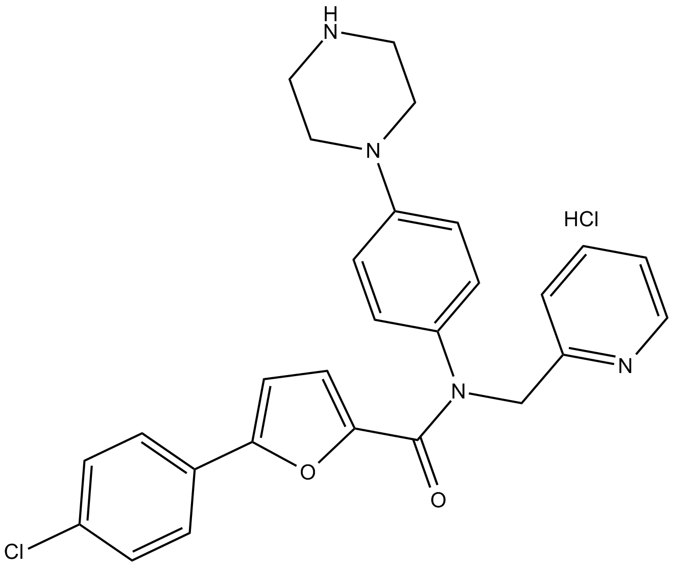 MK2 Inhibitor IV التركيب الكيميائي