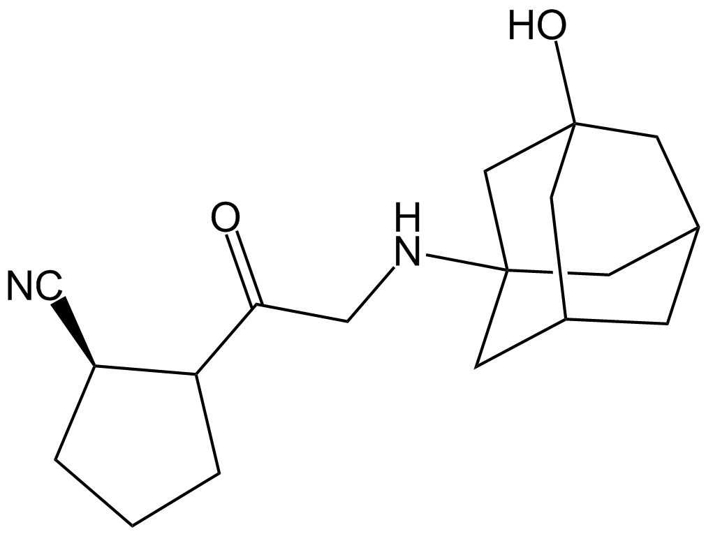 Vildagliptin (LAF-237)  Chemical Structure