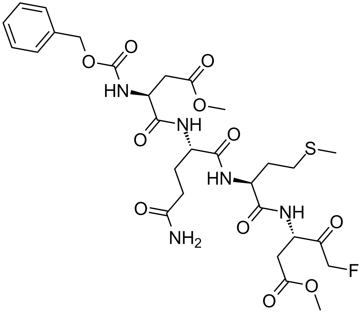 Z-DQMD-FMK التركيب الكيميائي