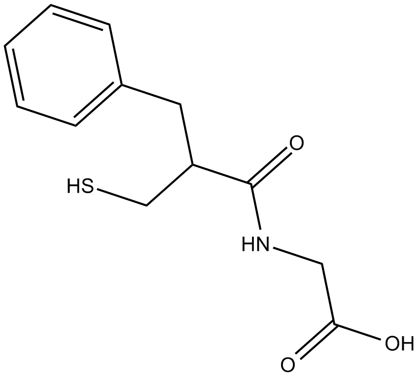 Thiorphan 化学構造