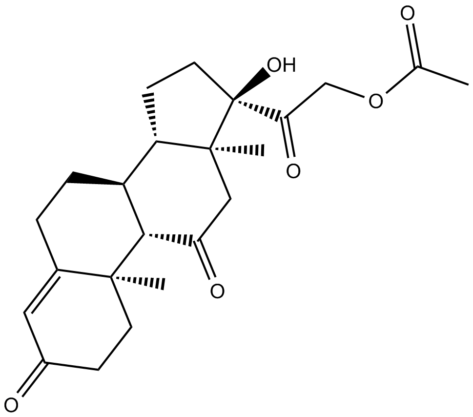 Cortisone acetate التركيب الكيميائي