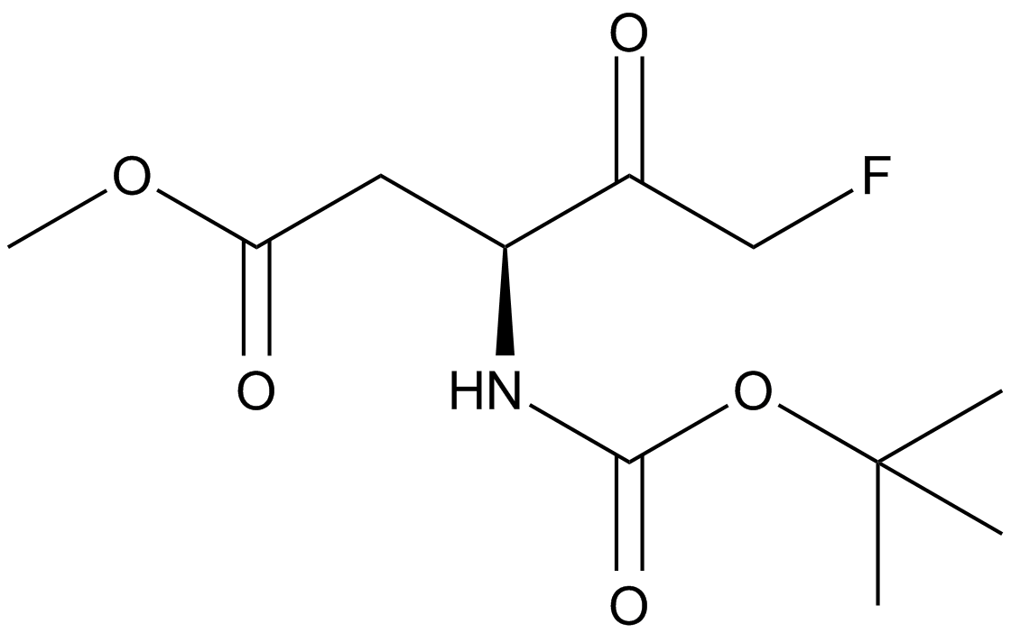 Boc-D-FMK  Chemical Structure