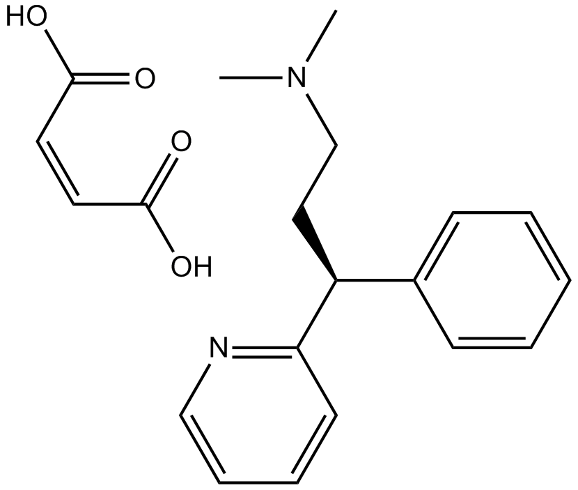 Pheniramine Maleate Chemische Struktur