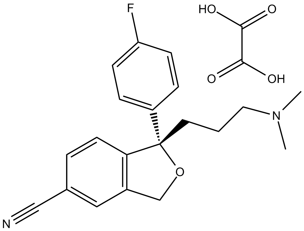 Escitalopram Oxalate  Chemical Structure