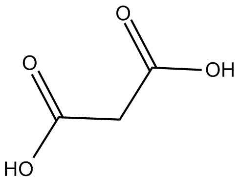 Malonic acid Chemische Struktur