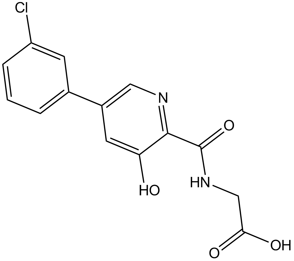 Vadadustat  Chemical Structure