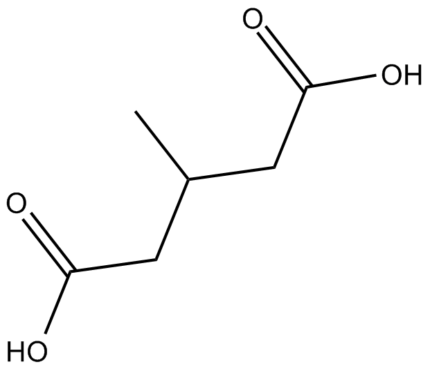 3-Methylglutaric acid  Chemical Structure