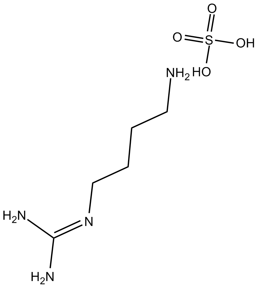 Agmatine sulfate 化学構造