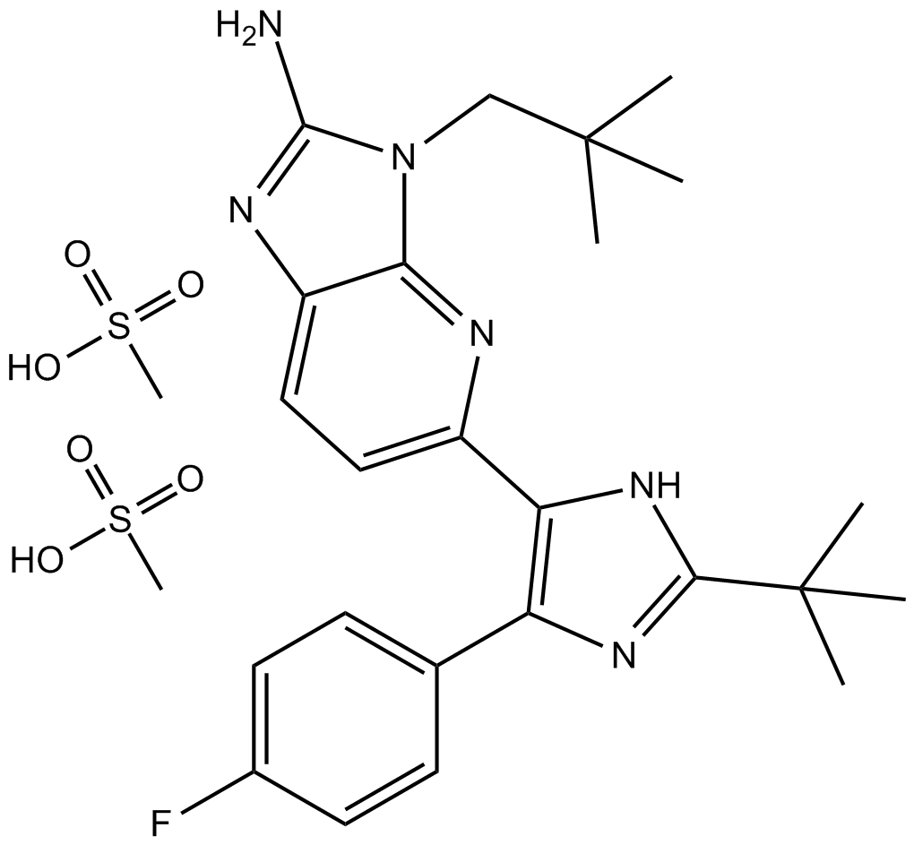LY2228820 化学構造