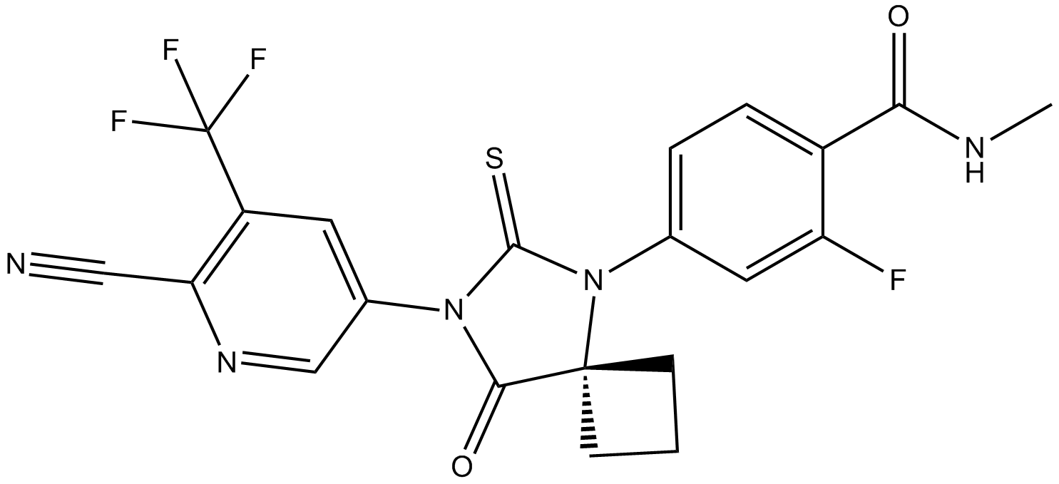 ARN-509 化学構造