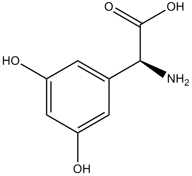 (S)-3,5-DHPG 化学構造